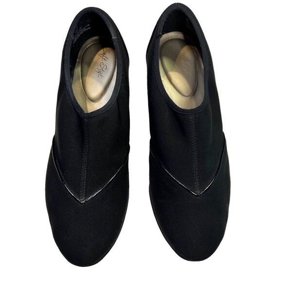 Soft Style Glori Pumps, Women's Sz 10 Wide, Black Stretch NEW MSRP $54.95 - Picture 2 of 9